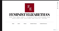 Desktop Screenshot of feministelizabethan.com